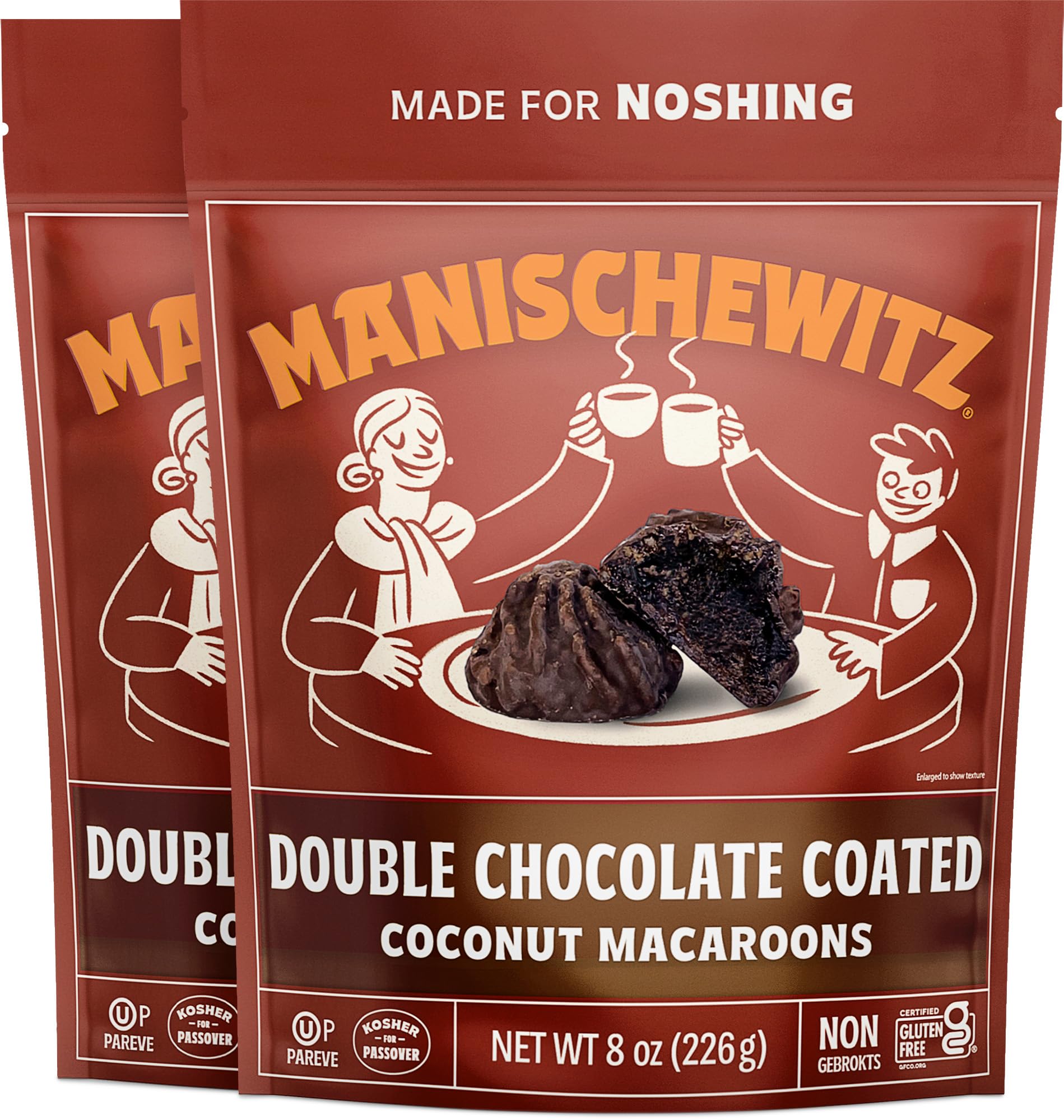 Amazon.com: Manishewitz, Double Chocolate Coated Coconut Macaroons